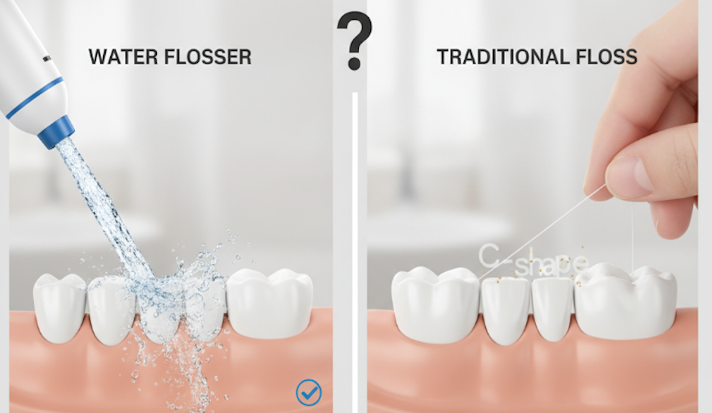 Water Flosser vs Traditional Floss