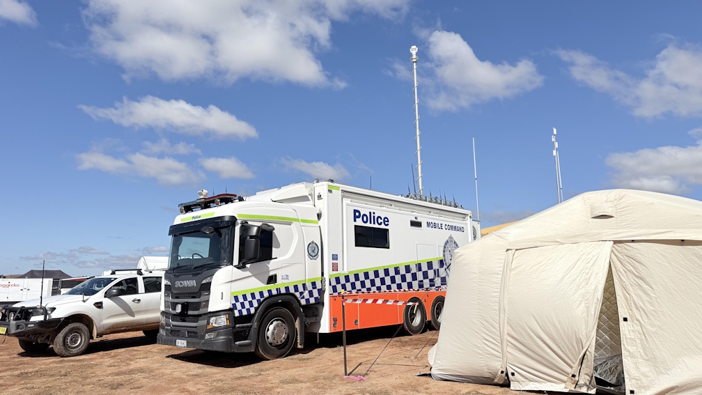 Police at Mundi Mundi