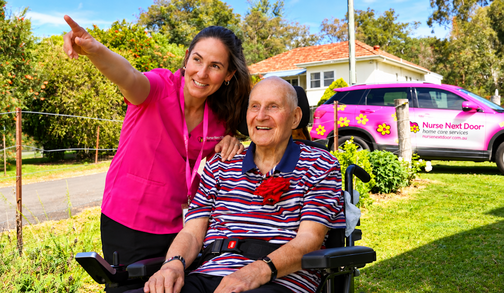 Caring Smiles in a Sunny Garden