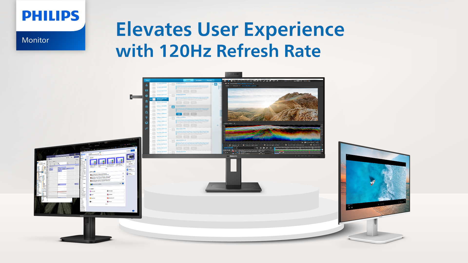 Philips Monitors Elevates User Experience with Refresh Rate Upgrade to 120Hz for Select Models