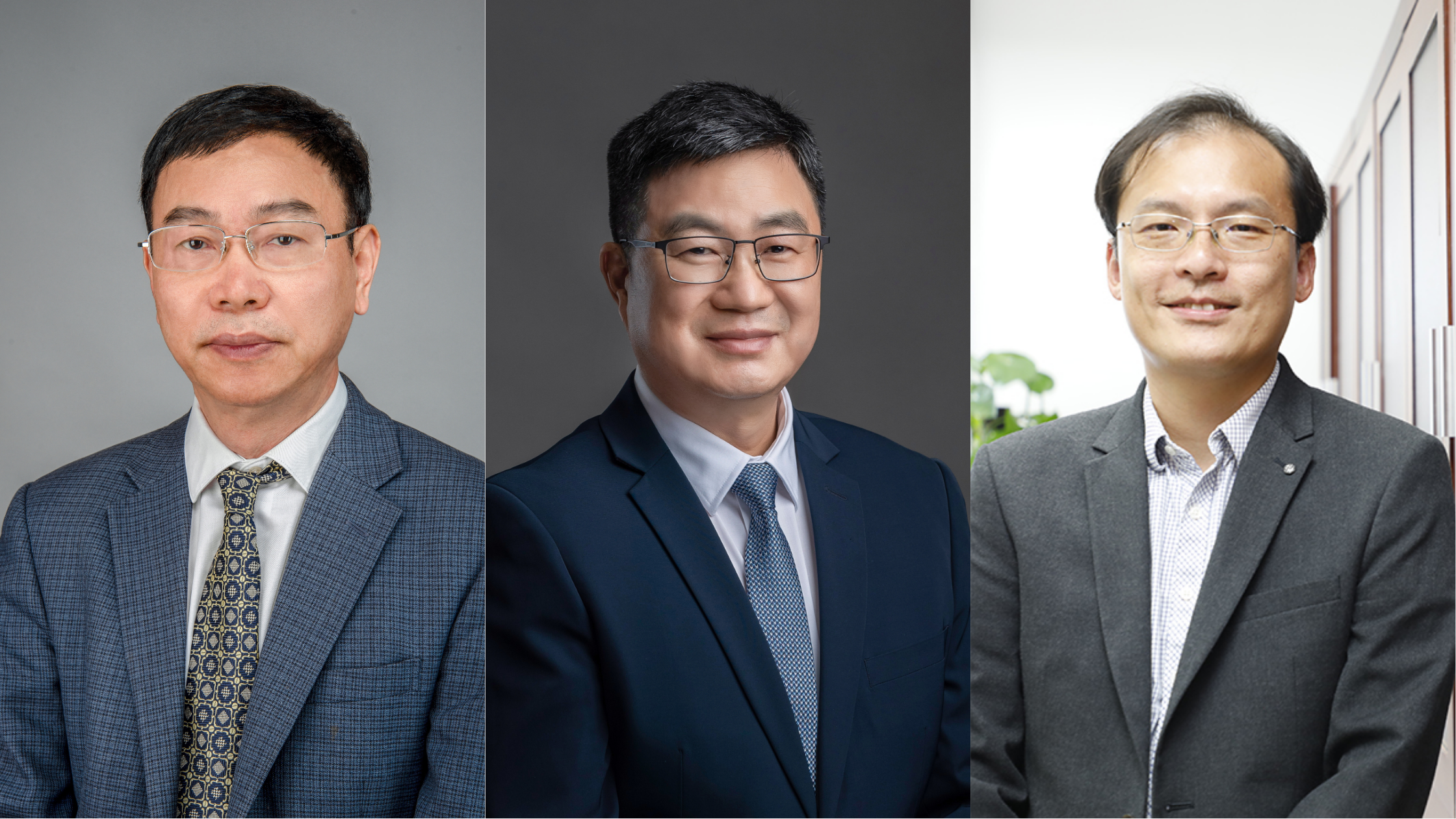 From left to right: Prof Chuxia Deng, Chair Professor and Dean of the Faculty of Health Sciences; Prof Chen Xin, Distinguished Professor and Director of the Institute of Chinese Medical Sciences; Prof Yuen Ka-Veng, Distinguished Professor in the Faculty of Science and Technology.