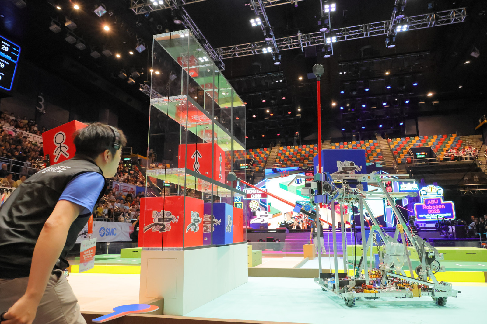 16 university teams from 15 countries and regions worldwide competed in ABU Robocon 2026.