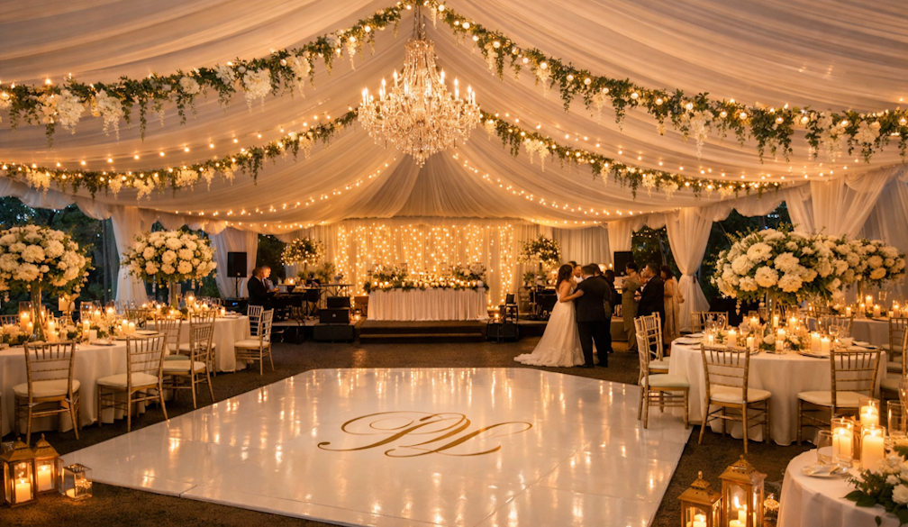 Light a Marquee for a Wedding