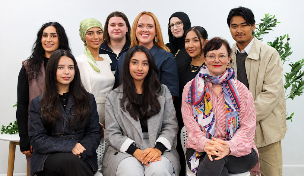 Diverse Team Portrait in a Modern Studio